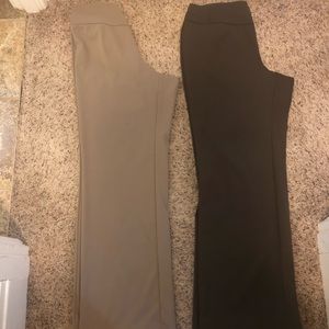 Lane Bryant size 14/16 dress pants. Selling both pair in one.  Tan and Brown